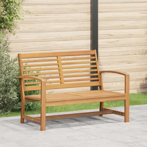 Banco Marrón 110 x 65 x 76,5 cm Madera de Teca Maciza
