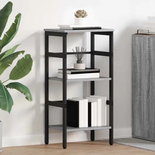 Estante de Libros Gris Sonoma 40 x 29,5 x 81 cm
