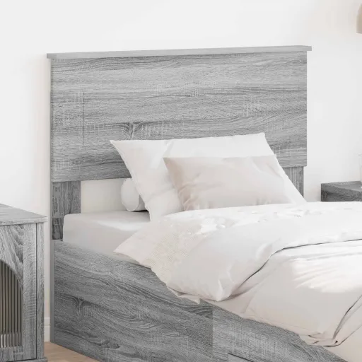 Cabecero Gris Sonoma 100 cm Madera Contrachapada
