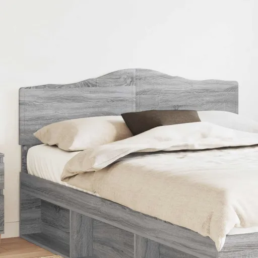 Cabecero Gris Sonoma 150 cm Madera Contrachapada