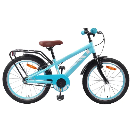 Bicicleta Infantil 20 Pulgadas Para 6-11 Años Azul Claro