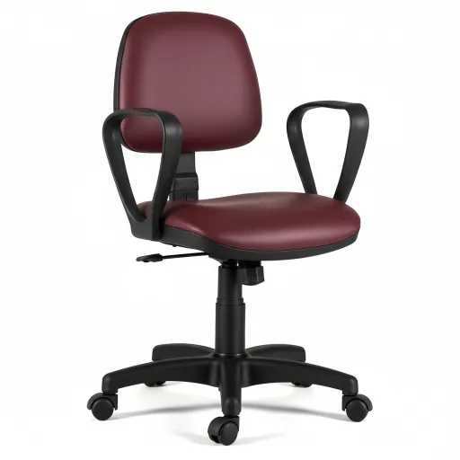 Silla de Oficina Operativa Con Ruedas y Brazos Red