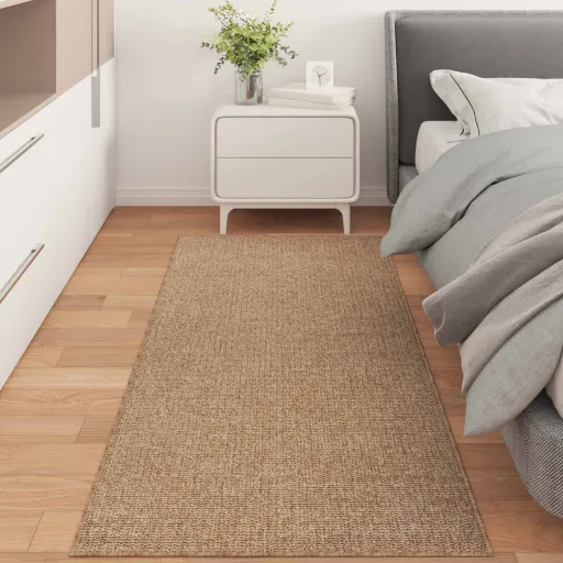 Alfombras de Área HUARTE Natural 150 x 80 cm Poliéster