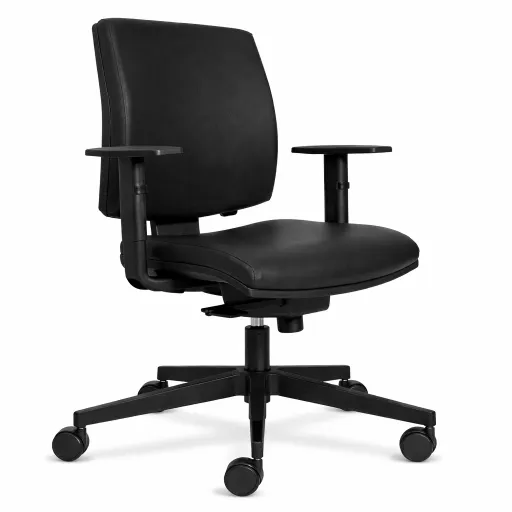 Silla de Oficina Operativa Space Negra