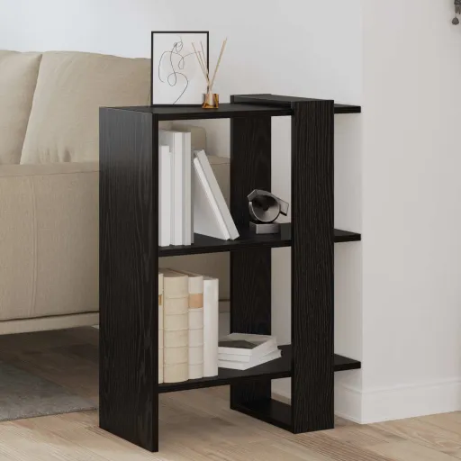 Estante de Libros Roble Negro 52 x 25 x 71,5 cm