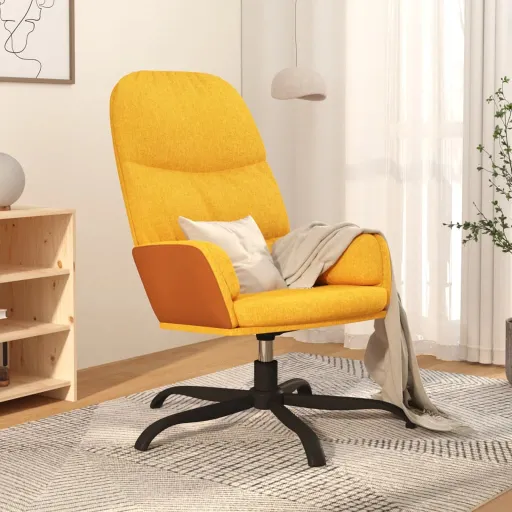 Silla de Relax de Tela Amarillo Mostaza