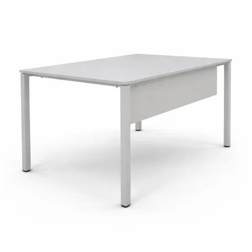 Escritorio Oficina 800x600x750mm Con Patas Abiertas y Panel Frontal - Jepa40
