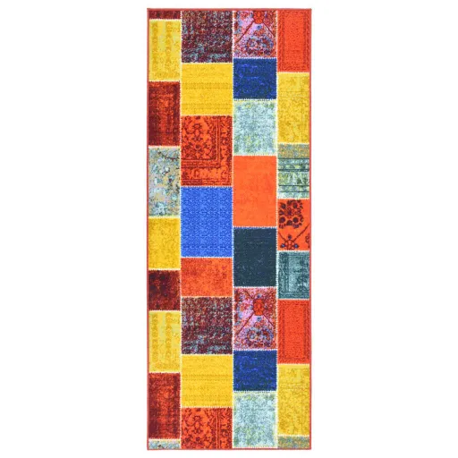 Alfombra de Pasillo Multicolor 80x250 cm