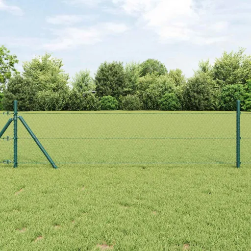 Cerca Hexagonal Verde 0,4 x 10 m PVC