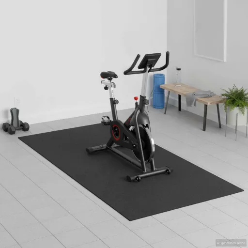 Almohadilla de Protección Deportiva Negro 120 x 60 x 0,6 cm PVC