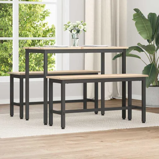 Banca de Comedor Natural 100 x 32,5 x 49 cm