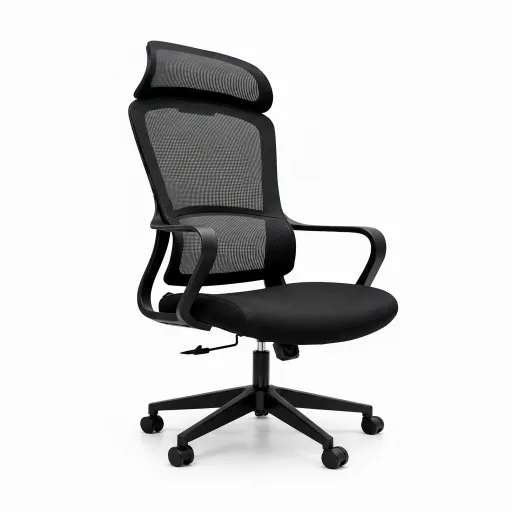 Silla Ejecutiva Vantage Negra – Riva