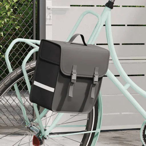 Bolsa Para Bicicleta Alforja Impermeable 21 L Negra