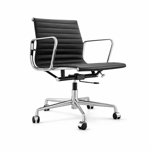 Silla de Oficina Operativa Star Piel Natural