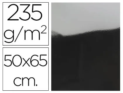 Cartulina Liderpapel 50x65 cm 235g/m2 Metalizada Plata