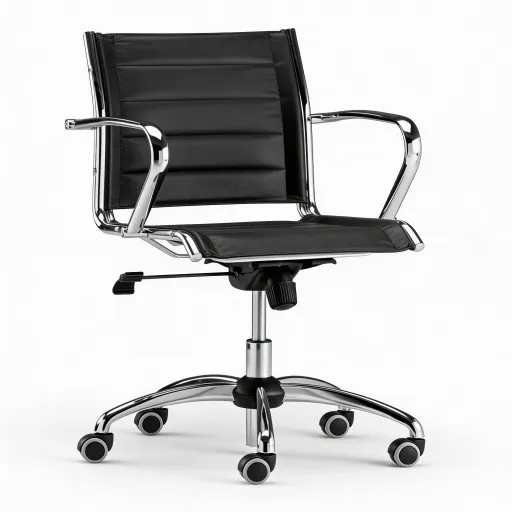 Silla de Oficina Ejecutiva Con Brazos y Ruedas Dirección Skyline-b