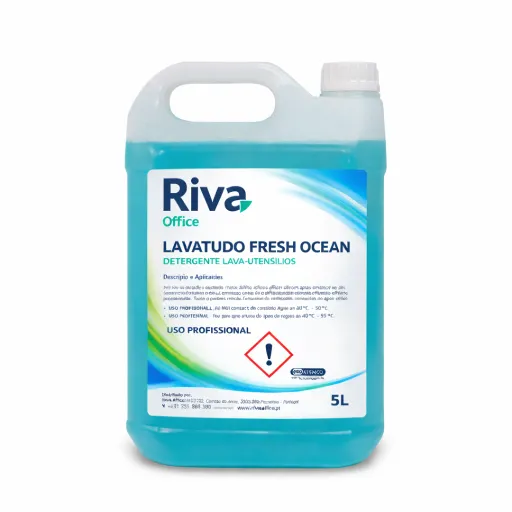 Limpiador Multiusos Con Desinfectante Aroma Oceano – 5 Litros  Frase Corta Para Incentivar la Venta: