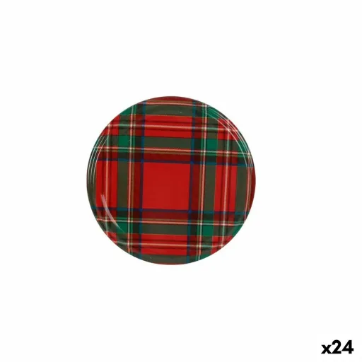 Set de Tapas Sarkap   Escocés 6 Piezas 6,6 x 0,8 cm (24 Unidades)