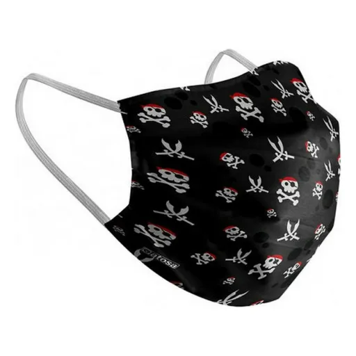 Mascarilla Higiénica de Tela Reutilizable 6-9 Años Pirata