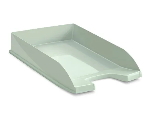Bandeja Sobremesa Cep First Plastico Color Verde Salvia 350x255x65 mm