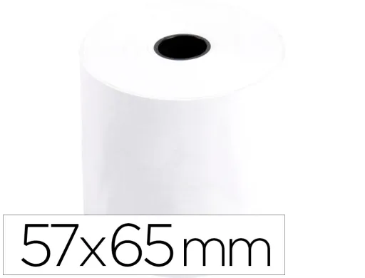 Rollo Sumadora q-Connect Electra 57 mm Ancho x 65 mm Diametro Sin Bisfenol a