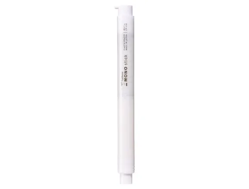 Portagomas Tombow Mono Stick Goma Redonda 6,7 mm Color Blanco