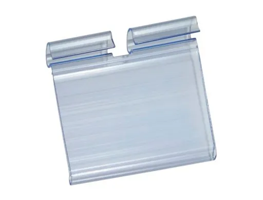 Soporte Portaprecios q-Connect Para Ganchos en t Etiqueta 39x60mm Transparente