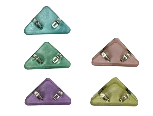 Pinza de Plastico Imaginovo 45x40x30mm en Blister de 5 Unidades Colores Pasteles