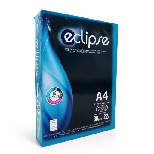 Resma Papel A4 80g Eclipse Alta Blancura 500 Hojas