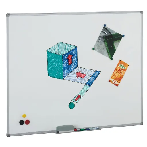Pizarra Blanca Magnética Riva 90x120 cm Cerámica
