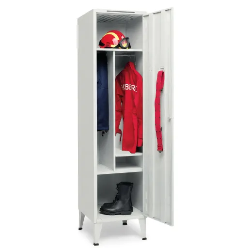 Taquillas Metálicas Para Bomberos Simples Con 1 Puerta – 2080x550x500 mm
