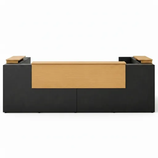 Mostrador de Recepción 8U 3200x1600x1110mm: Máxima Escala y Diseño