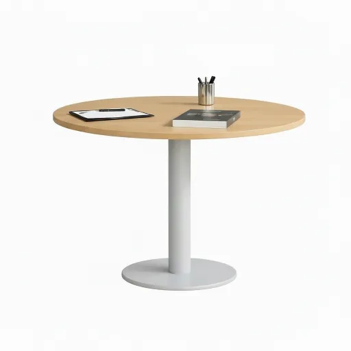 Mesa de Reunión Redonda 1000x750mm