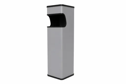 Cenicero Papelera Gris 66x19cm de Segunda Vida