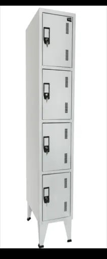 Taquillas Metálicas Simples Con 4 Puertas – 1900x300x500 mm Standard