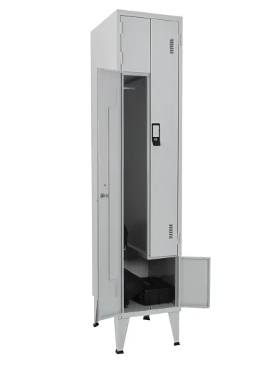 Taquillas Metálicas Simples en L – Standard Con 2 Puertas