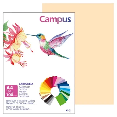 Cartulina Campus A4 180g Crema - Campus
