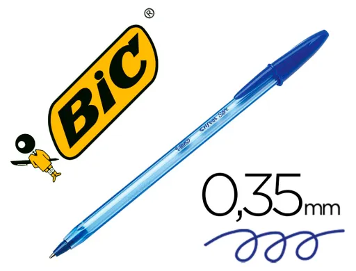 Bolígrafo BIC Cristal Soft Azul