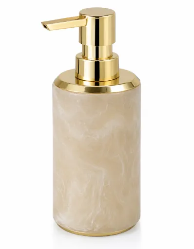 Dosificador Andrea House Rosa Pálido y Dorado 300 ml