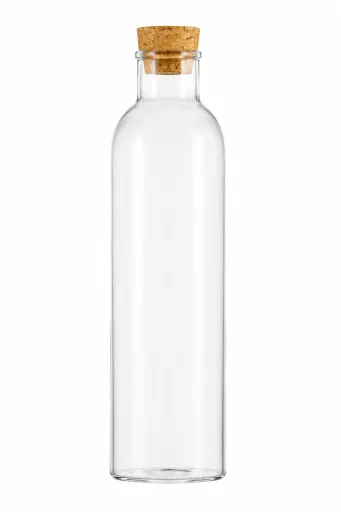 Botella de Vidrio Andrea House 1L Con Tapón de Corcho