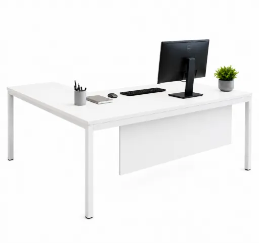 Mesa de Oficina Cartesius Con Ala 1600x800x750mm
