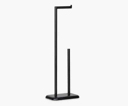 Soporte Para Papel Higiénico de Metal Negro – Andrea House
