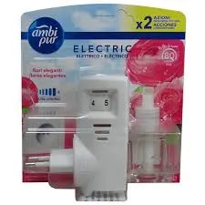 Kit Difusor Eléctrico Ambi Pur Flores Elegantes Con Recambio