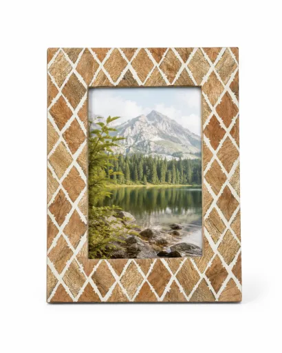 Marco Decorativo MDF y Resina 10x15 cm