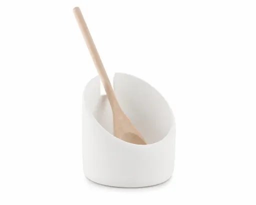 Soporte Para Cuchara de Polipropileno Blanco 10,5 x 18 cm