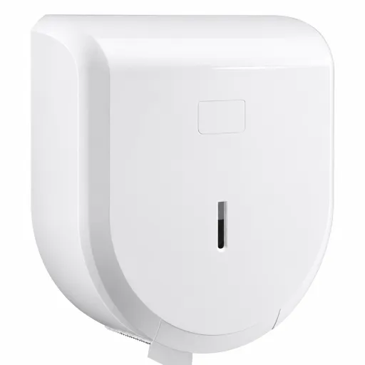Dispensador de Papel Higiénico Jumbo Blanco 250 × 250 × 140 mm