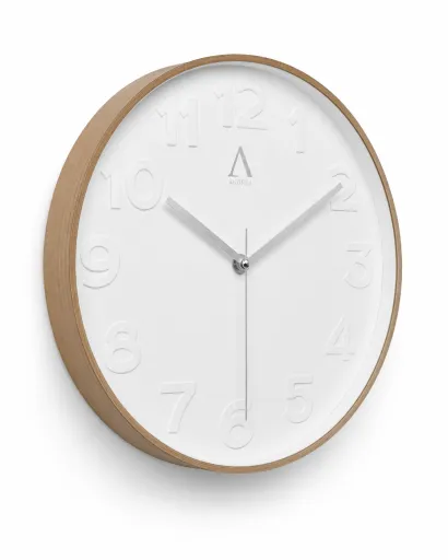 Reloj de Pared Efecto Cerezo Ø30 x 4,2 cm