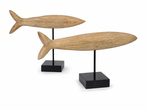 Estatua Decorativa Pez Pequeña 44 x 10 x 24 cm – Pieza Decorativa Elegante