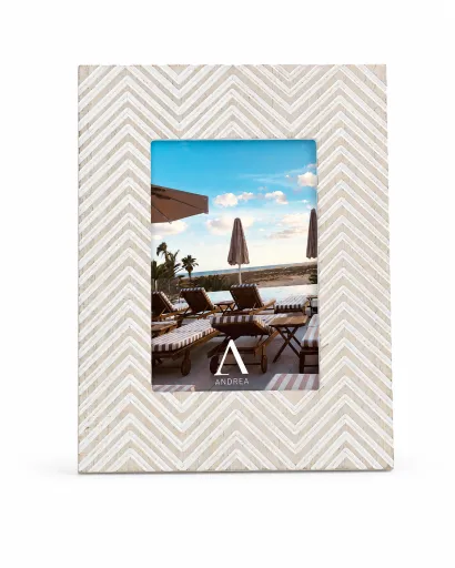 Marco de Fotos MDF Zig-Zag Para Fotografía 10 x 15 cm