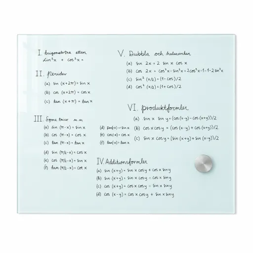 Pizarra de Vidrio MOOD Magnética 1500×1000 mm